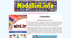 Desktop Screenshot of modellini.info